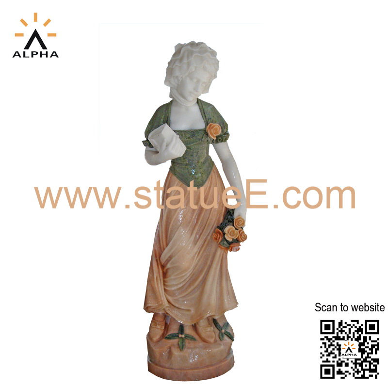 Custom marble statue